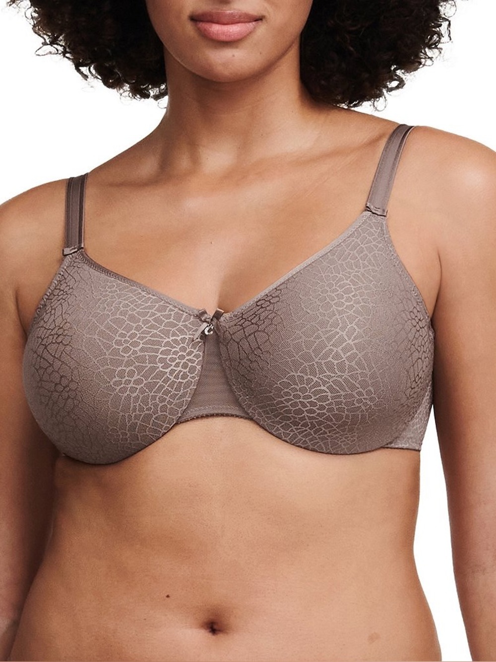 Chantelle Light Brown C Magnifique Seamless Unlined Minimizer Bra 36D